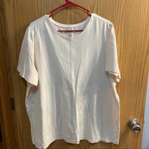 Christopher & Banks Find Your Fit Tee Shirt Women's Plus Size 2X Short Sleeves
